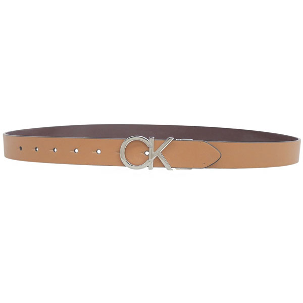 カルバンクライン　アンゴラ　ラピットファー ベルト Aライン　ベージュ　CK Calvin Klein（カルバン・クライン） ベルト メンズ XL ブラウン