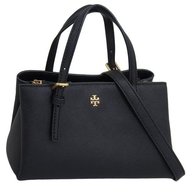 TORY BURCH トリーバーチ 2Wayボストンバッグ ブラック レザー