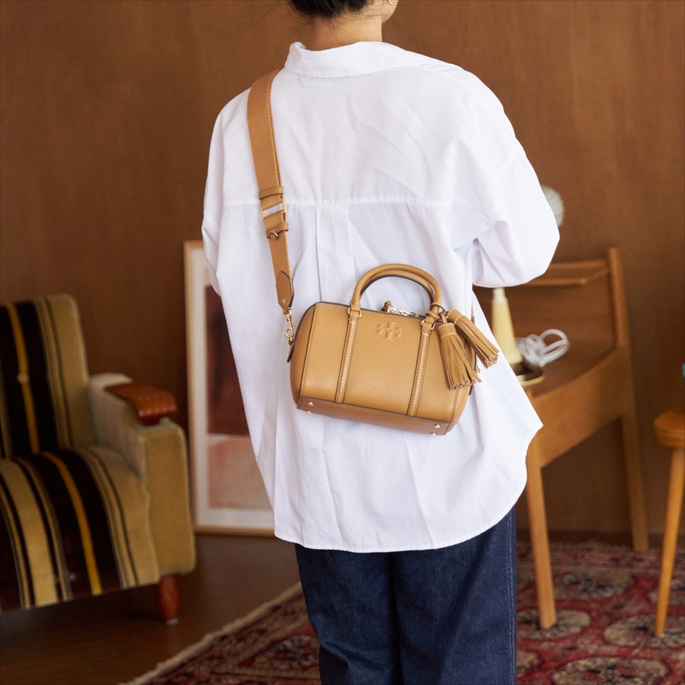 TORY BURCH ベージュ 2way ショルダーバッグ TORY BURCH トリーバーチ ショルダーバッグ レディース マック