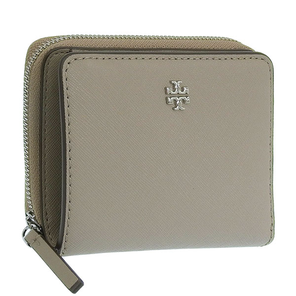 TORY BURCH（トリーバーチ） 財布 レディース 長財布 レザー グレー