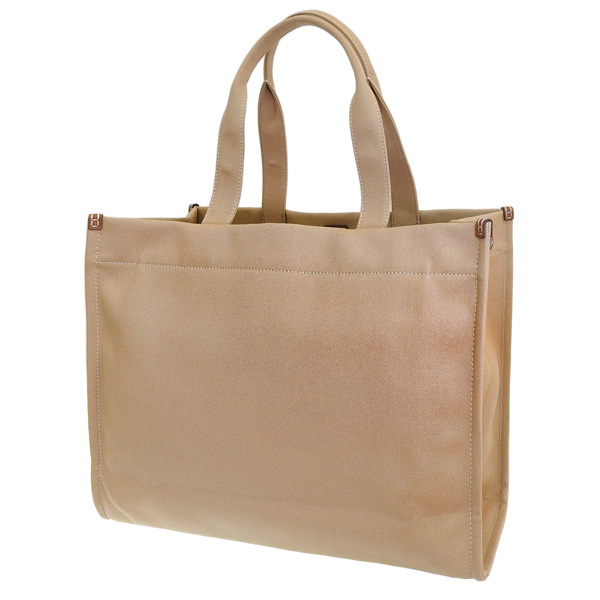 【美品】トリーバーチ エラ トートバッグ レザー×キャンバス ベージュ A4可 TORY BURCH トリーバーチ レディース ELLA TOTO CANVAS エラ