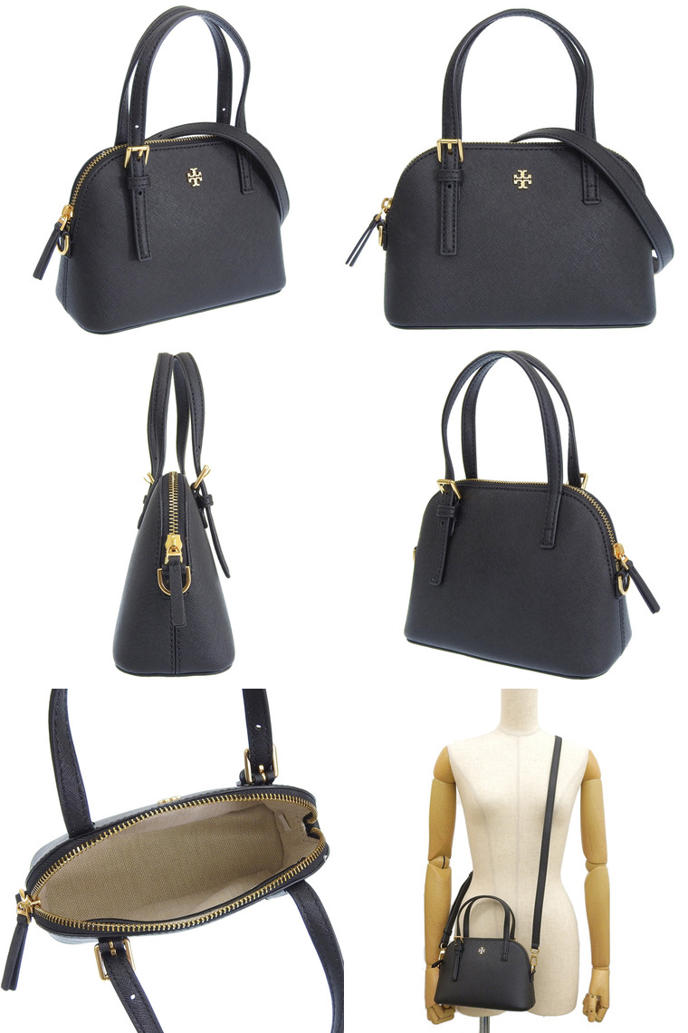 未使用に近い トリーバーチ ショルダーバッグ レザー タッセル 斜め掛け 黒 TORY BURCH（トリーバーチ） ショルダーバッグ レディース 2way レザー