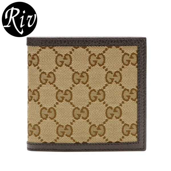 新品同様‼️グッチ　GUCCI 二つ折り　折り財布　GGキャンバス 新品同様‼️グッチ GUCCI 財布 二つ折り 折り財布 GGキャンバス