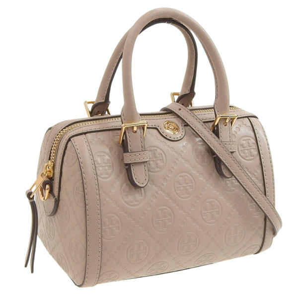 極美品 Tory Burch トリーバーチ エラ シアリング 2way ハンドバッグ ショルダーバッグ クロスボディ ムートン レザー 本革 ブラウン 茶系 レディース TORY BURCH / トリーバーチ エラシアリング 2way ミニトート