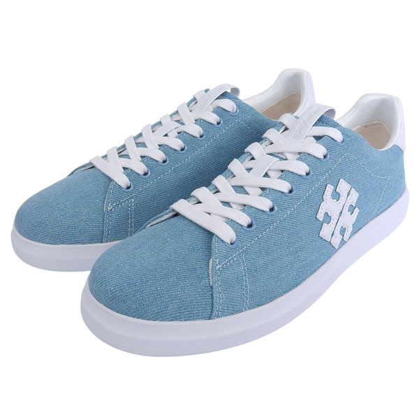 �g���[�o�[�` �C ���f�B�[�X �X�j�[�J�[ �A�E�g���b�g 25cm �u���[ DOUBLE T HOWELL COURT 158678 40025 TORY BURCH