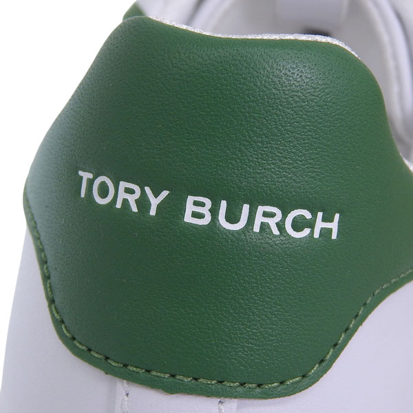 トリーバーチ 靴 レディース スニーカー アウトレット 23.5cm レザー ホワイト DOUBLE T HOWELL RUFFLE COURT 161140 300235 TORY BURCH_5