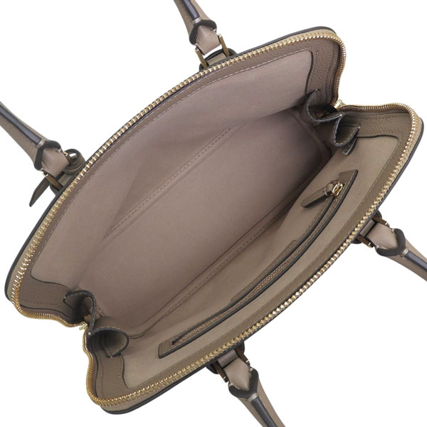 トリーバーチ バッグ レディース ショルダーバッグ アウトレット OS レザー ダークベージュ PEBBLED MEDIUM SWING BAG 161697 250 TORY BURCHの画像