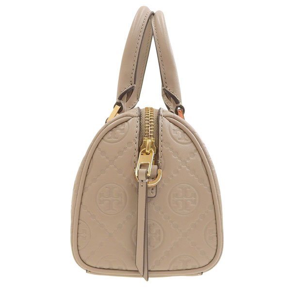 【美品】トリーバーチ レザー 2シルエットバッグ ライトベージュ 保存袋付 TORY BURCH（トリーバーチ） Small Mcgraw Bucket Bag マックグロー