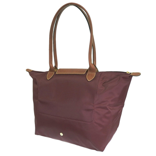 ロンシャン　トートバッグ　ショルダー　2way ルプリアージュ　レザー レッド LONGCHAMP ロンシャン バッグ レディース トートバッグ ワイン