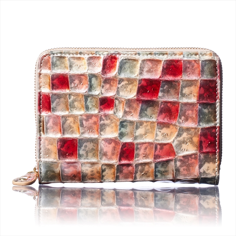 ルムリン 財布 二つ折り レディース ステンドグラス 大容量 スリム カード縦入れ たくさん入る LE MURRINE ルムリン 財布 二つ折り レディース ステンドグラス 大容量 スリム カード縦入れ たくさん入る LE MURRINE