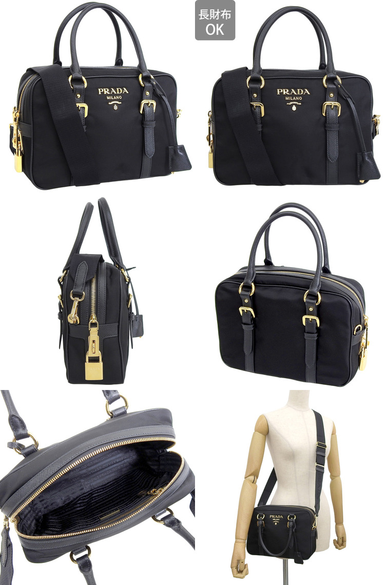 PRADA プラダ バッグ レディース ハンドバッグ 2way ショルダー