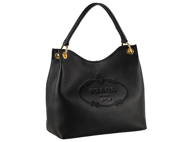 セール　新品　正規品　プラダ　Prada  スパンコールレザー　ショルダーバッグ ☆関税込☆PRADA☆プラダ アーケ レザーショルダーバッグ☆ (PRADA