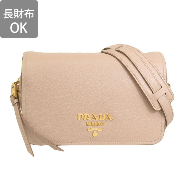 プラダ バッグ レディース ショルダーバッグ アウトレット レザー ベージュ 1BD163 VITELLO PHENIX CAMMEO PRADA