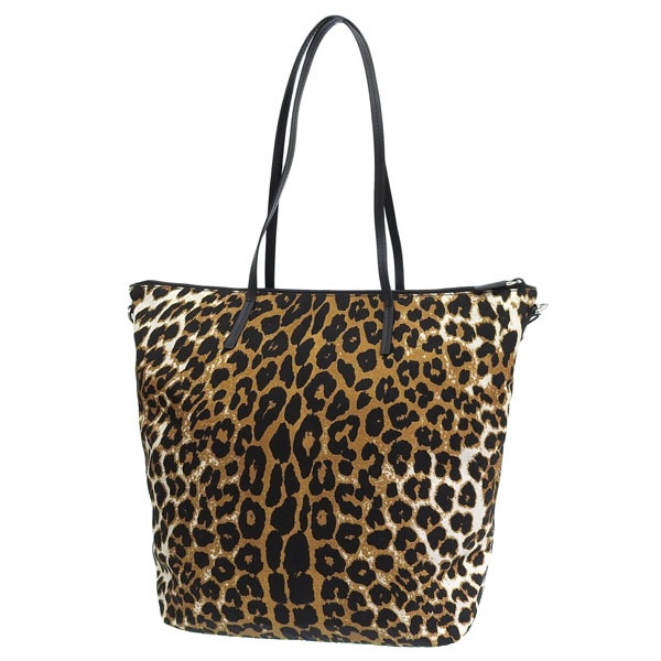 美品PRADA プラダ レオパード 2wayバッグ トート アニマル柄 PRADA（プラダ） バッグ レディース 2WAY トートバッグ ショルダー