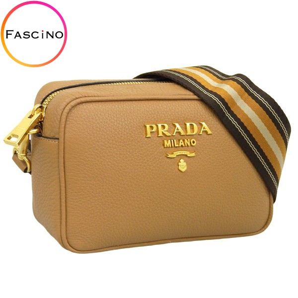 プラダ バッグ レディース ショルダーバッグ アウトレット レザー ブラウン バンドリエラ BANDOLIERA 1BH096VIPH CARA  PRADA : 1bh096viph-cara : FASCINO(ファッシノ)Yahoo!店 - 通販 - Yahoo!ショッピング