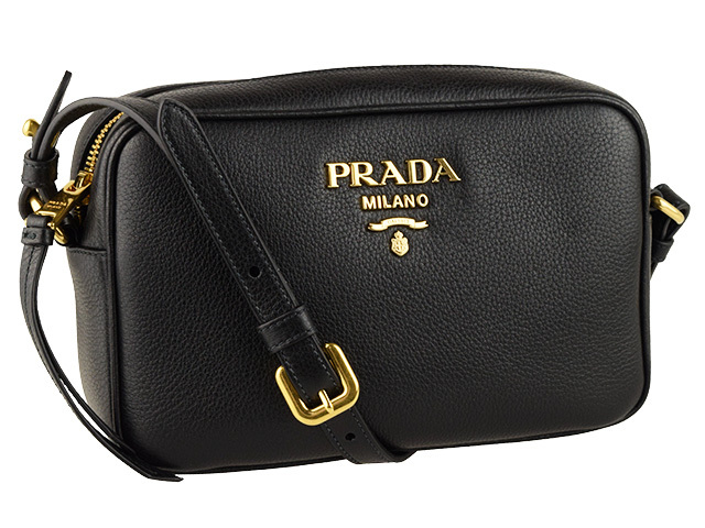PRADA★セール！レザーショルダーバック 1BH103 PRADA プラダ バッグ ショルダーバッグ 斜めがけ アウトレット