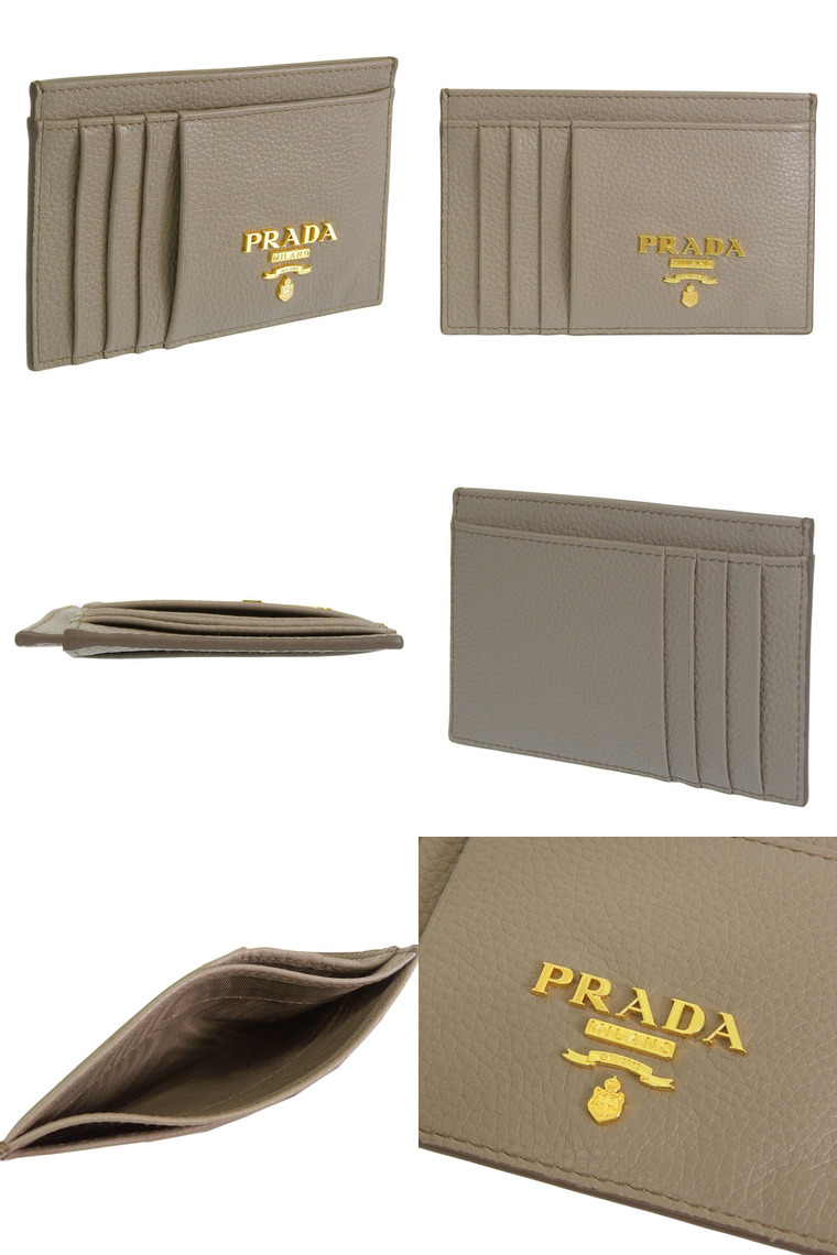 【セール】プラダ☆グレインレザー カードケース☆1MC053 2E3A PRADA プラダ カードケース カード入れ レディース アウトレット