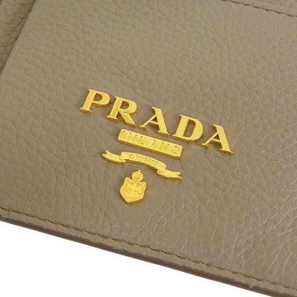 【セール】プラダ☆グレインレザー カードケース☆1MC053 2E3A PRADA プラダ カードケース カード入れ レディース アウトレット