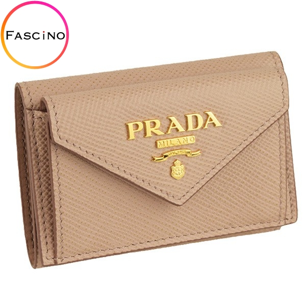 プラダ♦財布 二つ折り コンパクト 三つ折り セール 人気 PRADA 【数量限定セール】プラダ 財布 二つ折り 三つ折り 折財布