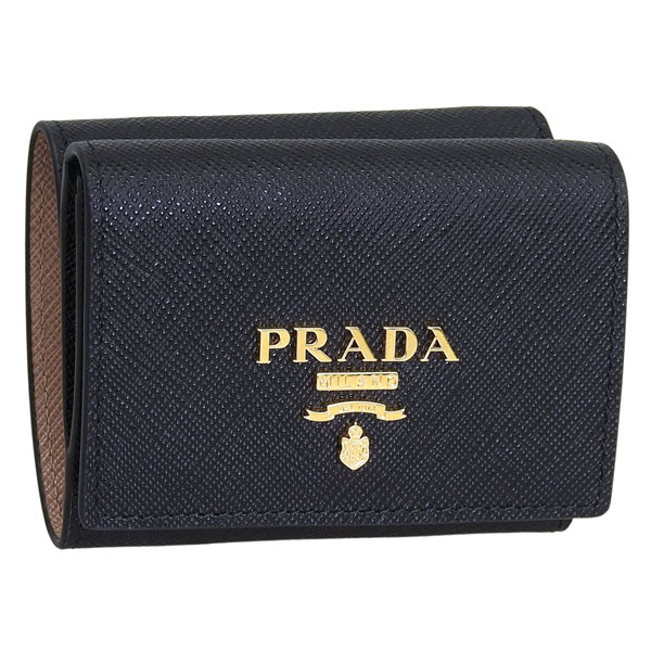 PRADA（プラダ） 財布 レディース 3つ折り 折財布 ミニ財布 コンパクト