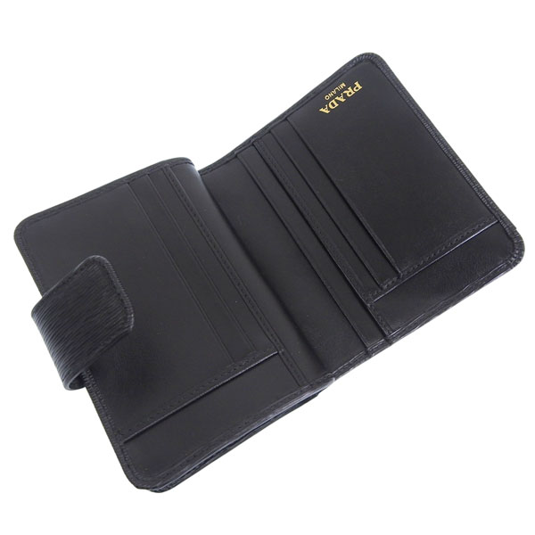 PRADA（プラダ） 財布 レディース 2つ折り 折財布 コンパクト