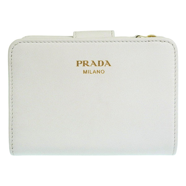 PRADA（プラダ） 財布 レディース 2つ折り 折財布 コンパクト 