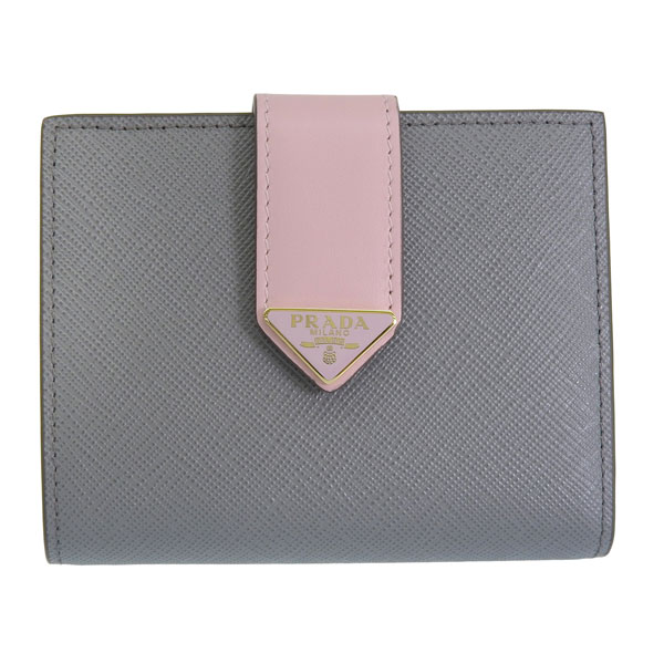 PRADA（プラダ） 財布 レディース 2つ折り 折財布 コンパクト