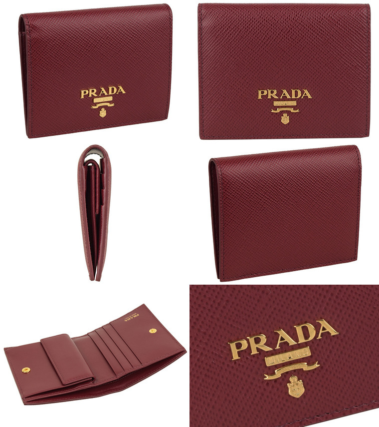 PRADA 【数量限定セール】プラダ 財布 二つ折り 三つ折り 折財布