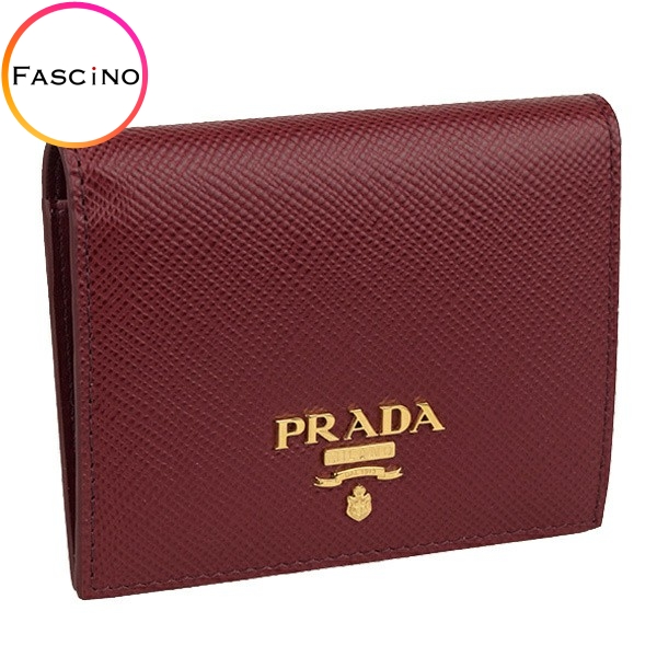 週末セール★PRADA プラダ コンパクト 二つ折り財布 PRADA（プラダ） 【数量限定セール】プラダ 財布 二つ折り 三つ折り 折