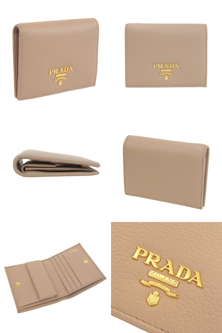 PRADA 【数量限定セール】プラダ 財布 二つ折り 三つ折り 折財布