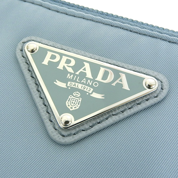 PRADA（プラダ） ポーチ 小物入れ 小物 ナイロン ブルー レディース