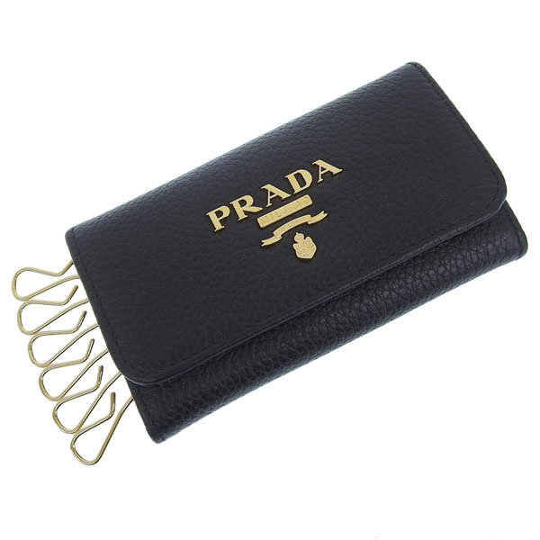 PRADA プラダ キーケース 6連 レディース アウトレット レザー  