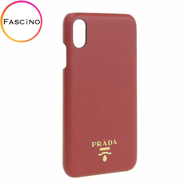 プラダ PRADA iPhone XS Max ケース スマートフォンケース スマホケース レディース アウトレット サフィアーノレザー