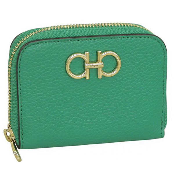 �t�F���K�� �R�C���P�[�X ���K���� ���f�B�[�X ���U�[ �O���[�� PORTA CATRE DI CREDITO 220406758665SMR FERRAGAMO