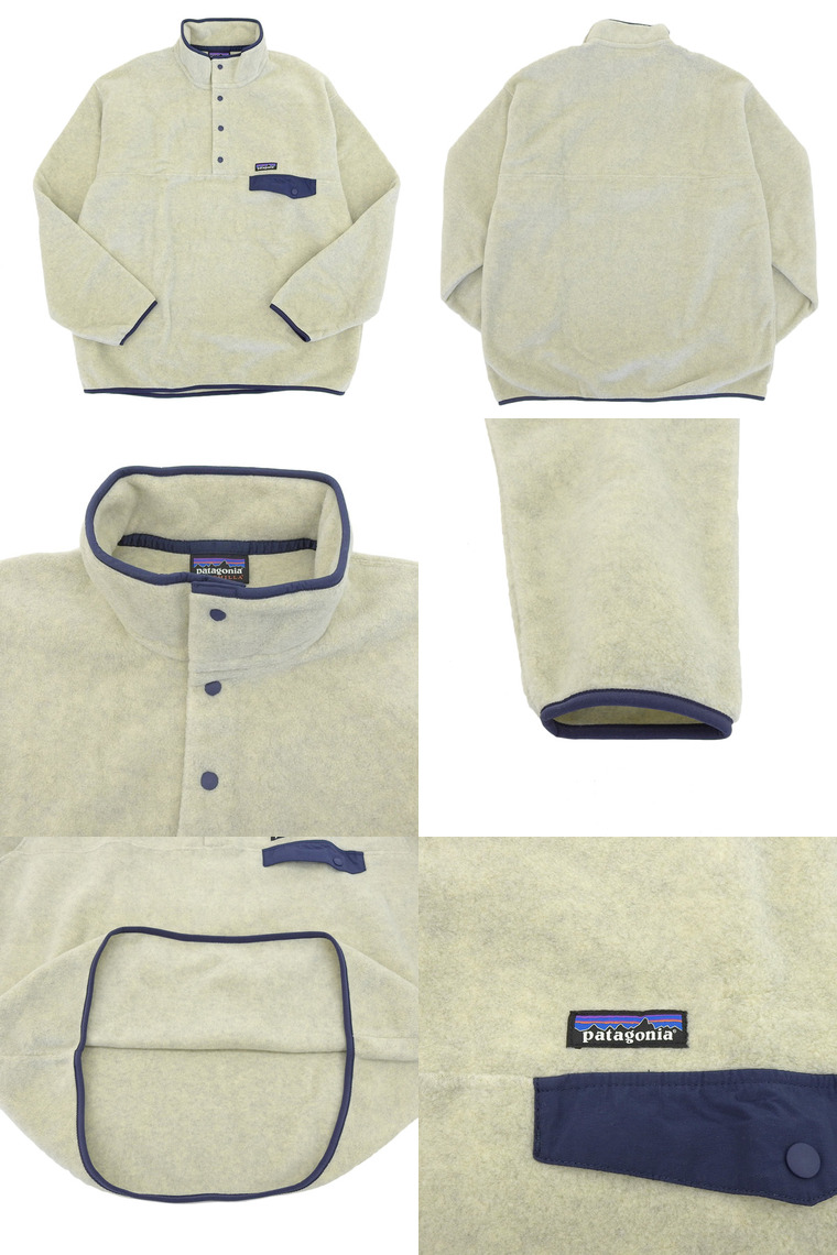 極美品✨ パタゴニア ライトウェイト シンチラ スナップT オートミール L patagonia（パタゴニア） ライトウェイト シンチラ スナップT プル