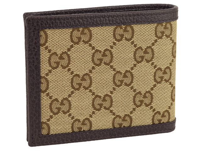 GUCCI GGキャンバス 二つ折り財布 タッセル付き グッチ GUCCI GGキャンバス 2ツ折り財布 112664 ブラウン GG