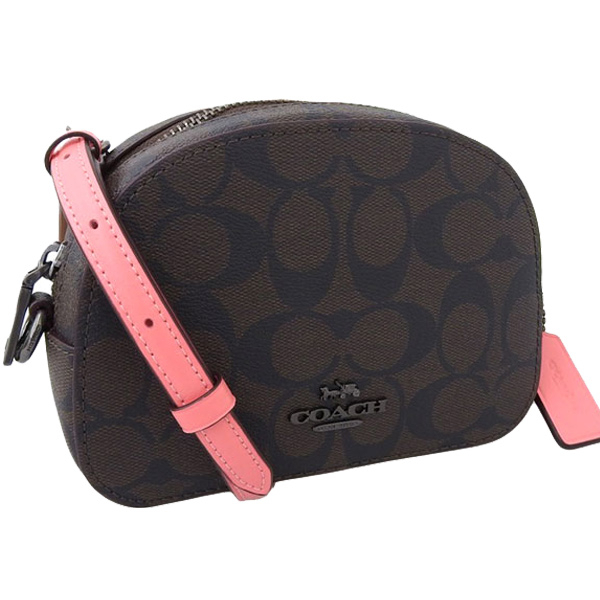 コーチ シグネチャー ミニ セレナクロスボディ ブラウン/コンビ コーチ COACH ショルダーバッグ シグネチャーミニセレナクロスボディ