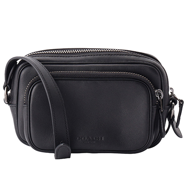 【極美品】COACH コーチ ボディバッグ シグネチャー 現行 ブラック COACH（コーチ） バッグ ショルダーバッグ スリングバッグ メンズ