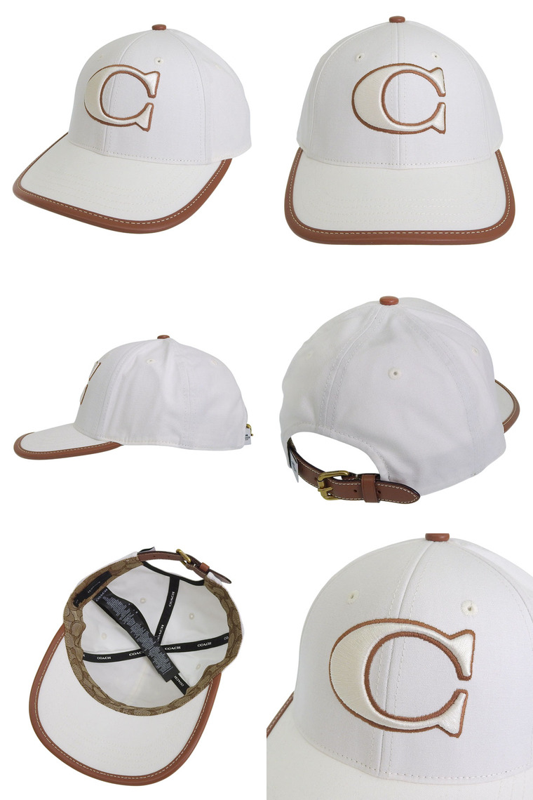 COACH（コーチ） 帽子 メンズ レディース キャップ M L コットン