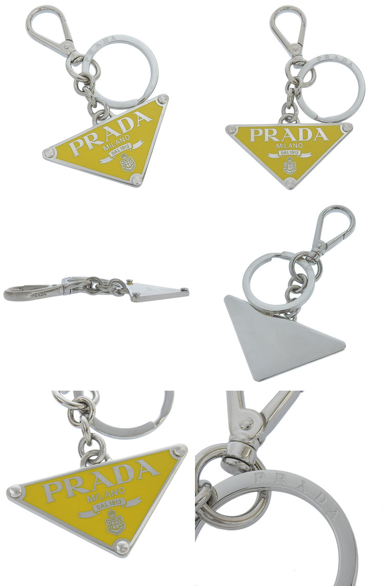 PRADA（プラダ） キーリング キーホルダー バッグチャーム レディース