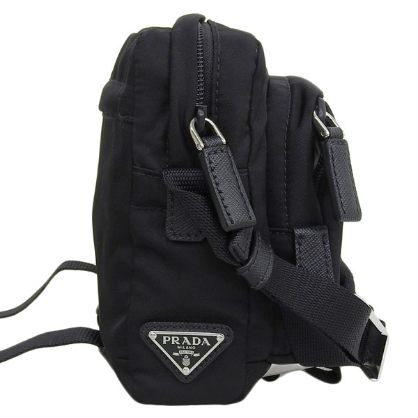 プラダ バッグ レディース ショルダーバッグ アウトレット ブラック TESSUTO MONTAGNA CROSSBODY NERO 2VH043  PRADA