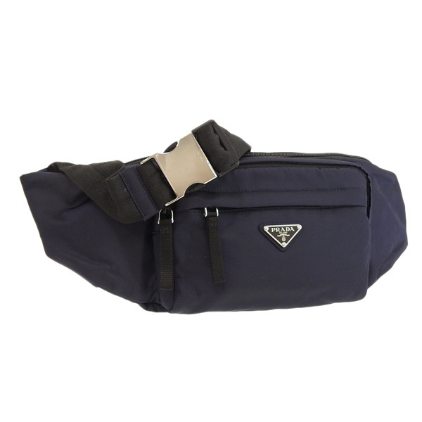 PRADA（プラダ） ボディバッグ バッグ ナイロン ブルー レディース