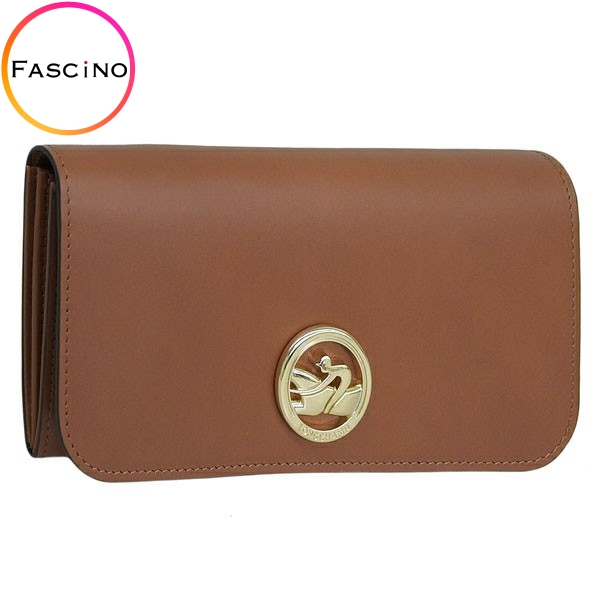 ロンシャン 財布 レディース 長財布 レザー ブラウン ボックス トロット BOX TROT LONG WALLET 3044 HAU 504 LONGCHAMP :3044 hau 504:FASCINO(ファッシノ)