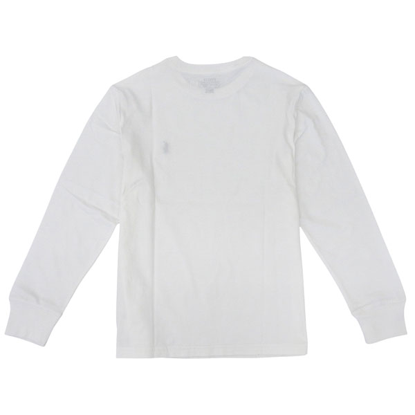 美品✨ ポロ ラルフローレン polo 長袖 ポロシャツ ロンT ホワイト POLO RALPH LAUREN（ポロ・ラルフローレン） ポロ ラルフローレン T