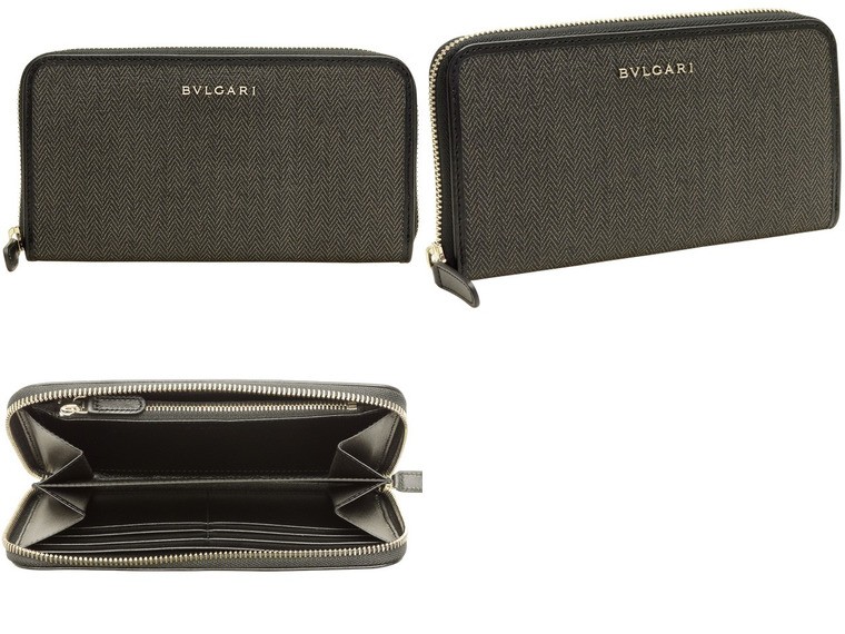 新品未使用【ブルガリ BVLGARI】PVCXレザー 32587 BVLGARI（ブルガリ） 財布 長財布 ラウンドファスナー WEEKEND
