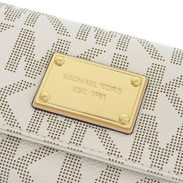 MICHAEL KORS 長財布 超美品‼️ホワイト/ゴールド 楽天市場】マイケルコース 長財布（カラーゴールド）（バッグ