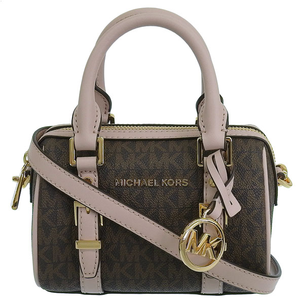 MICHAEL KORS グリーン ベージュ ハンドバッグ2way MICHAEL KORS マイケルコース ハンドバッグ 2way ショルダー