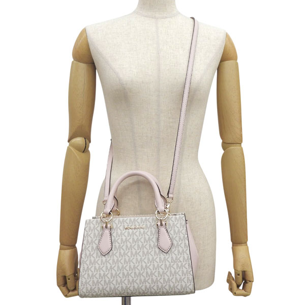 MICHAEL KORS 2wayハンドバッグ MICHAEL KORS（マイケルコース） ワンポイント2WAYバッグ - ネイビー