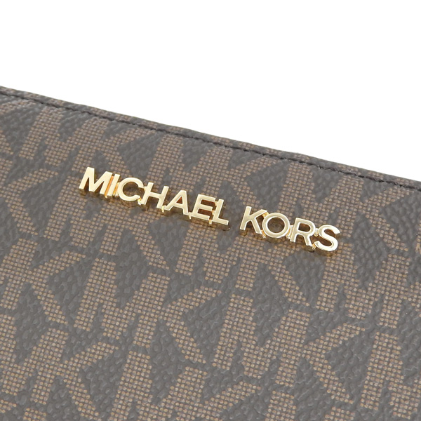 MICHAEL KORS マイケルコース 長財布 ブラウン/ジェットセットトラベル/シグネチャーロングウォレット/35H8GTVT1B/財布・小物/ABランク/04【中古】 Amazon | [マイケルコース] 財布(長財布) 35H8GTVT1B ブラウン