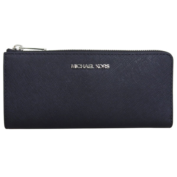 MICHAEL KORS ブラック レザー 長財布 MICHAEL KORS（マイケルコース） 財布 レディース 長財布 アウトレット